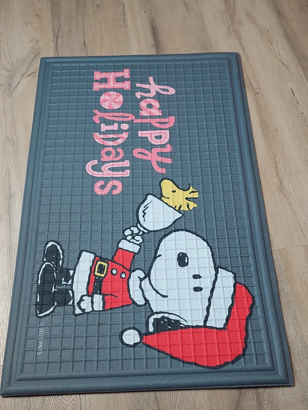 Peanuts Holiday Doormat - Snoopy, Happy Holidays. 🧑🏼‍🎄